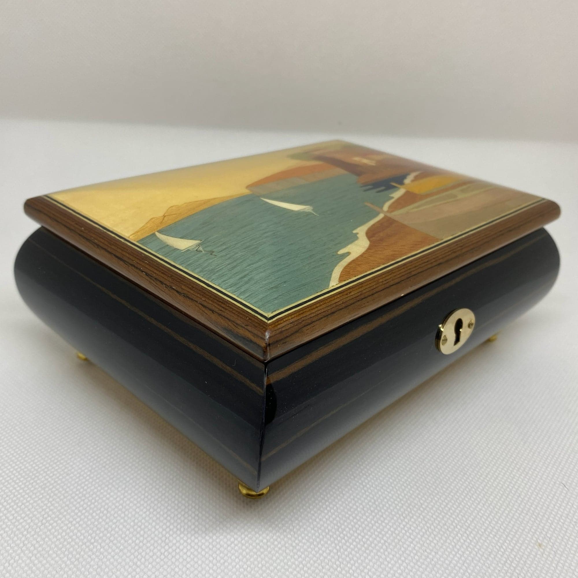 Isle of Capri Jewelry Box, Ebony