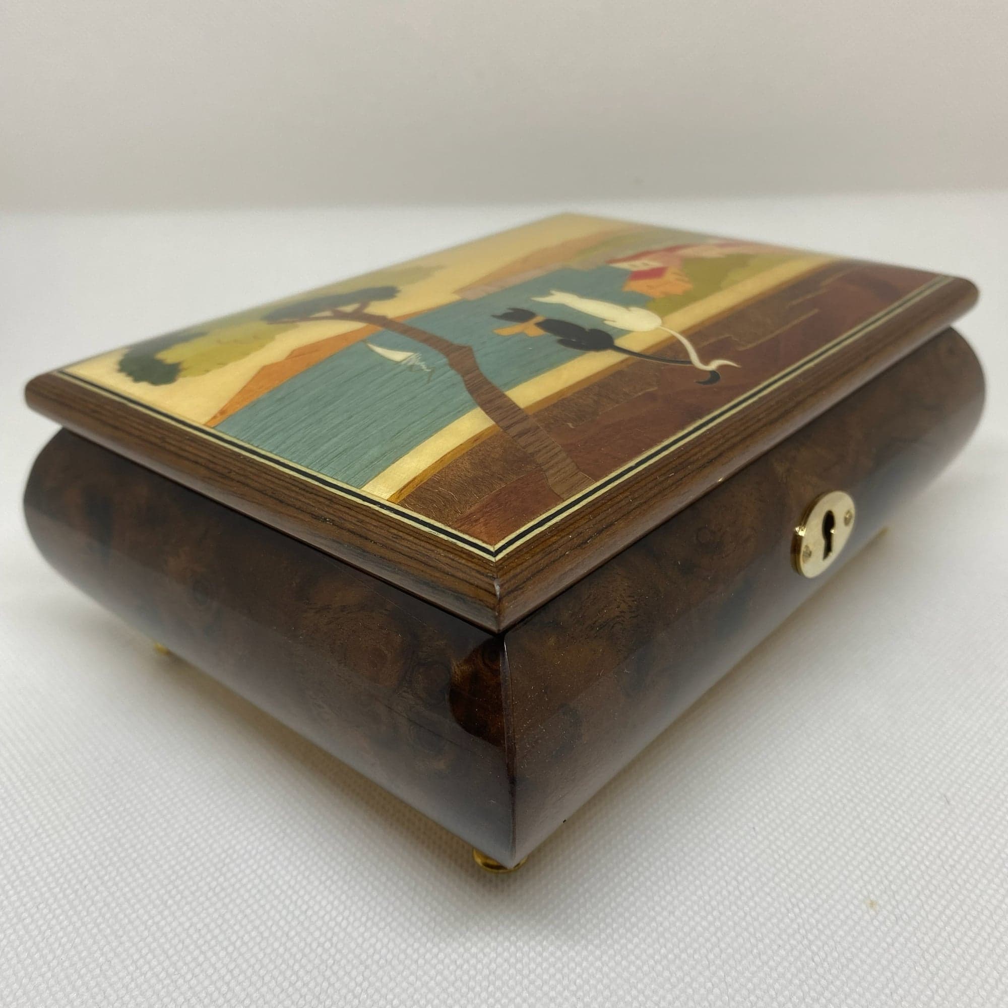 Funiculì Funicula Jewelry Box, Walnut