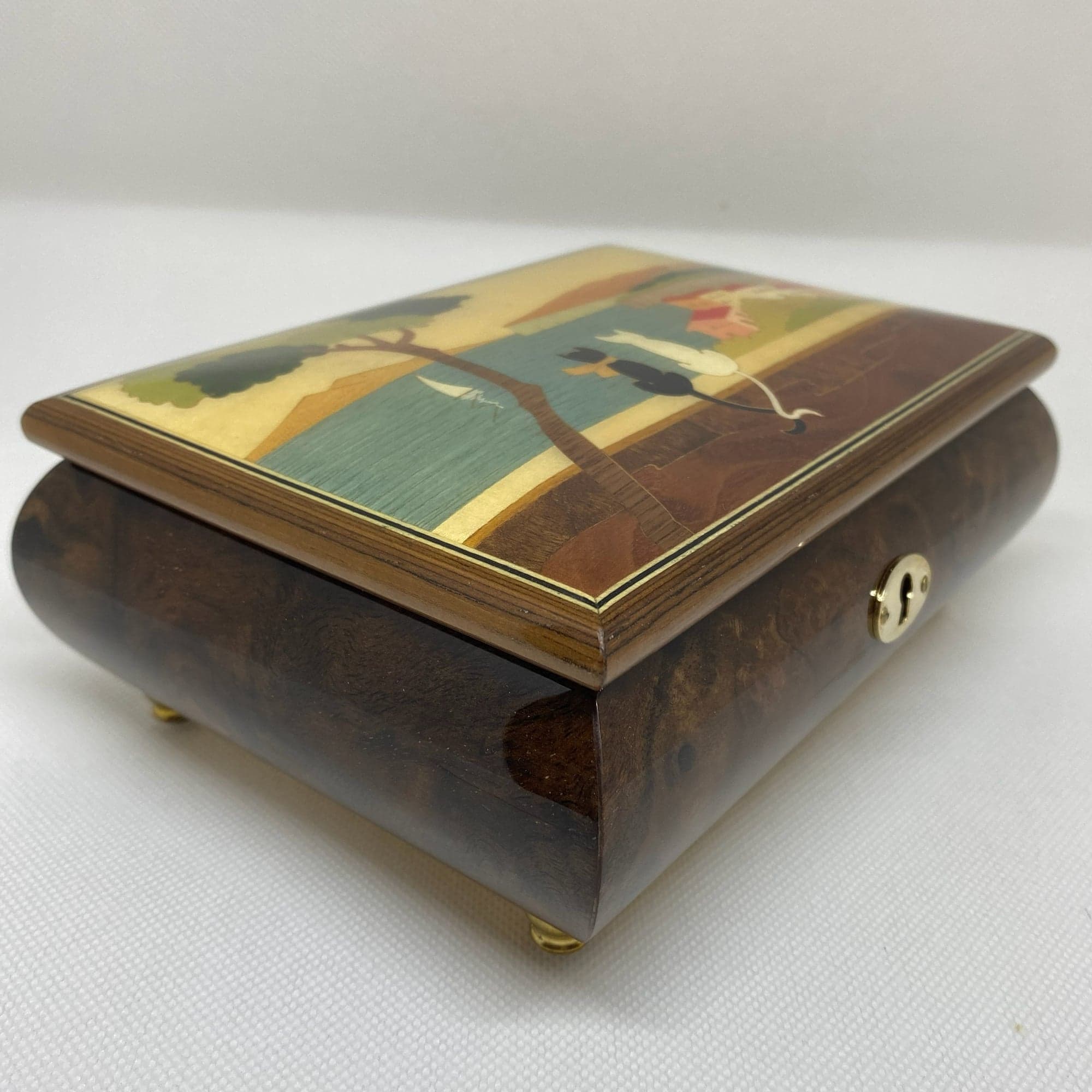 Funiculì Funicula Jewelry Box, Walnut