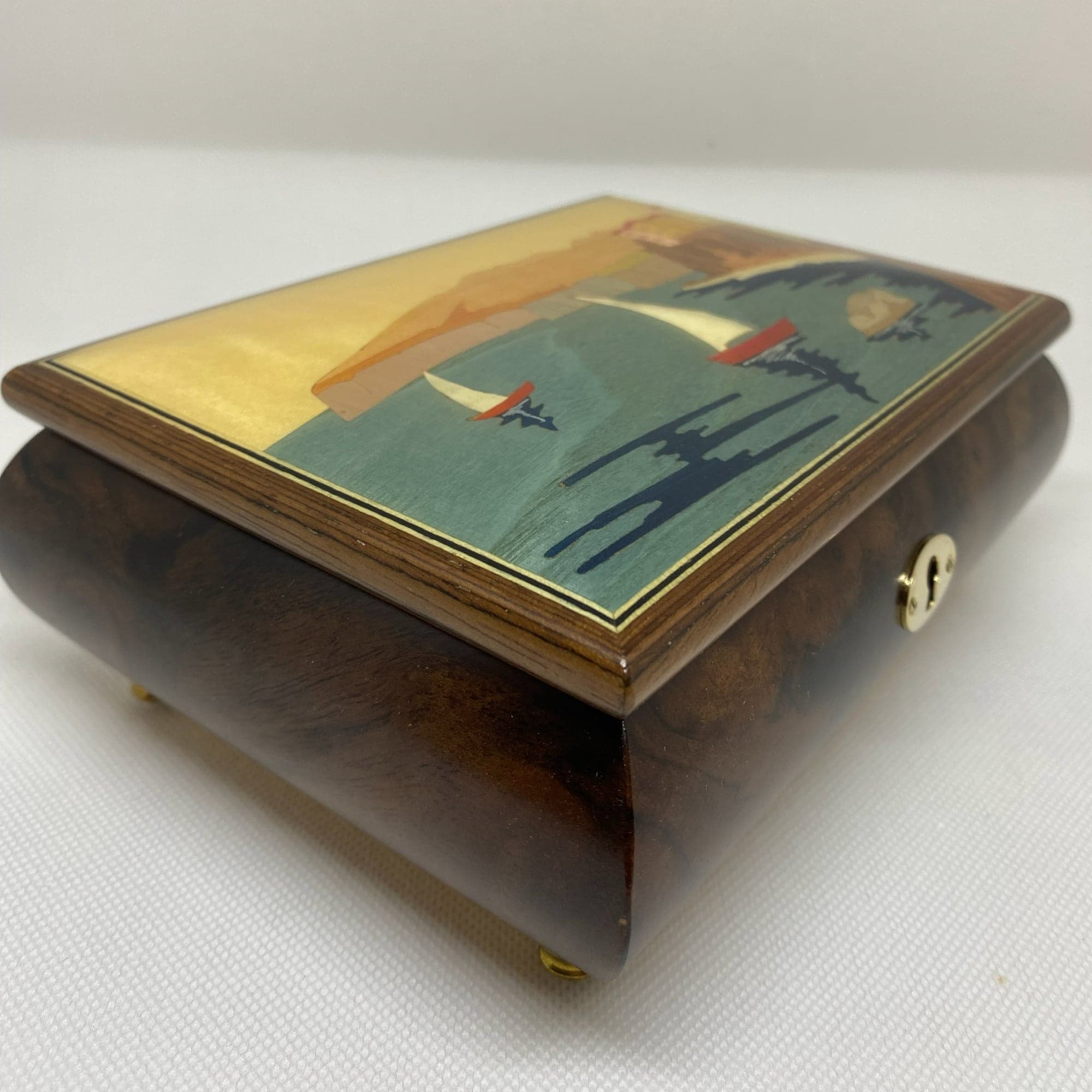 Torna a Surriento Jewelry Box, Walnut