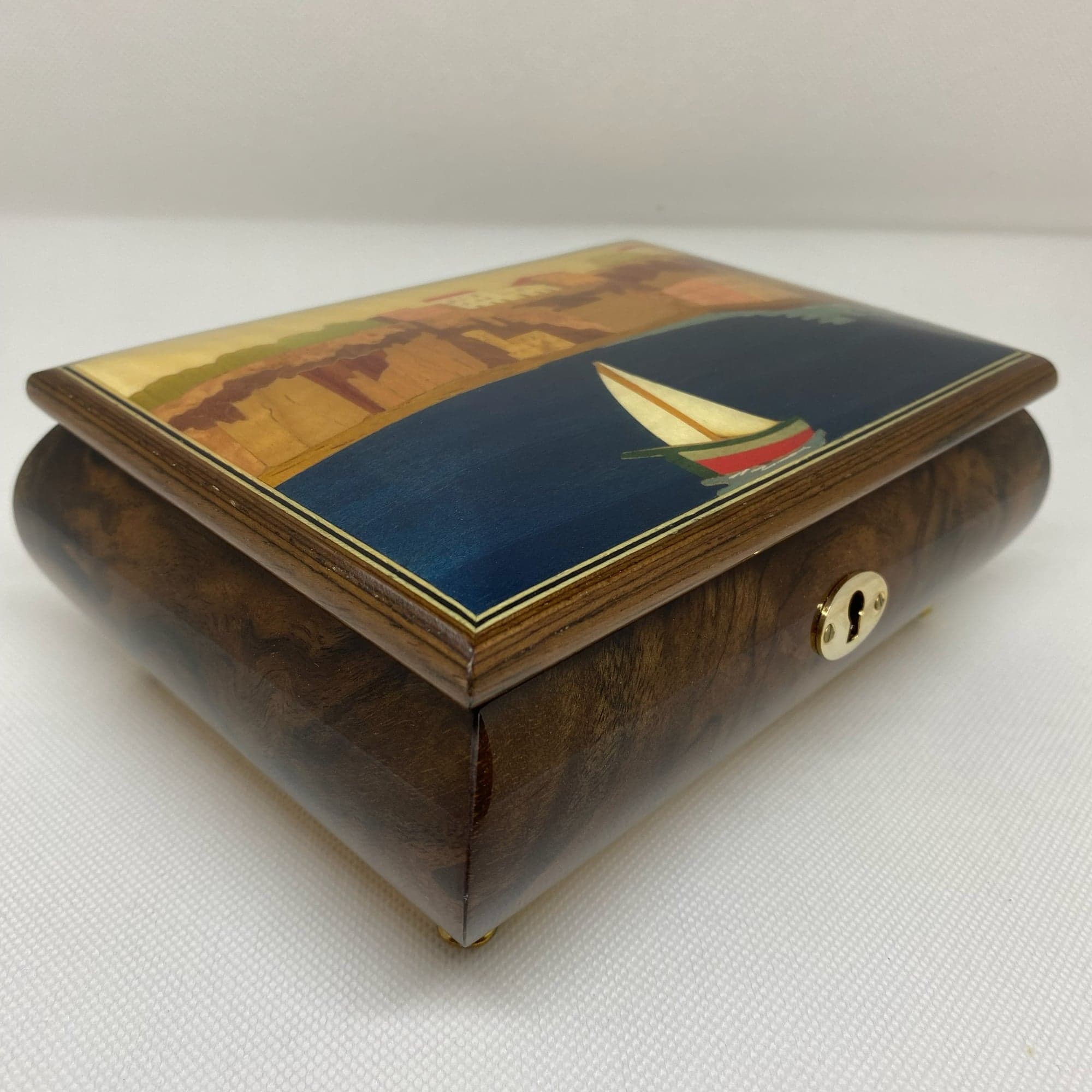 Funiculì Funicula Jewelry Box, Walnut