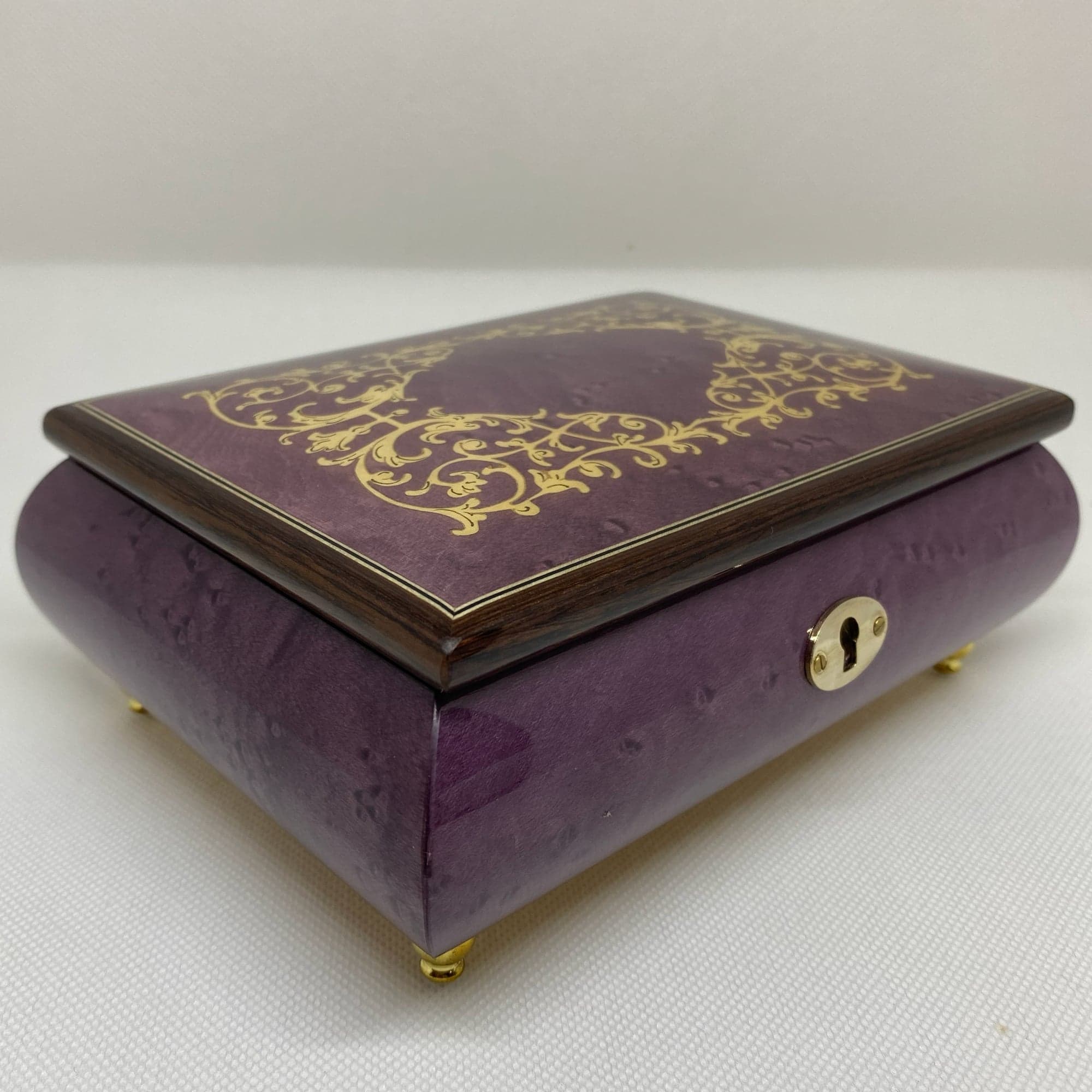 Santa Lucia Jewelry Box, Purple