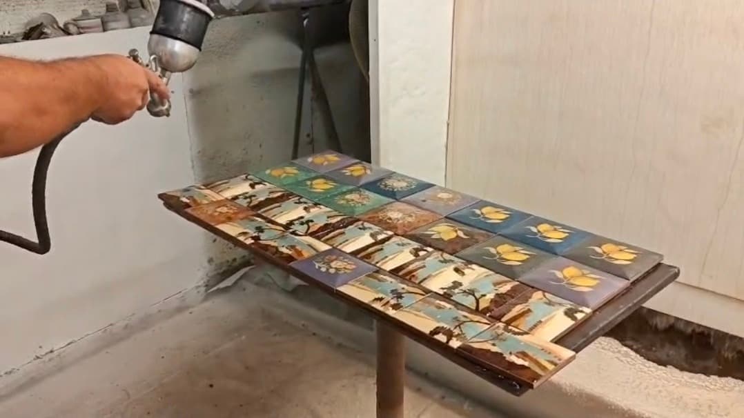 Finishing the surface
