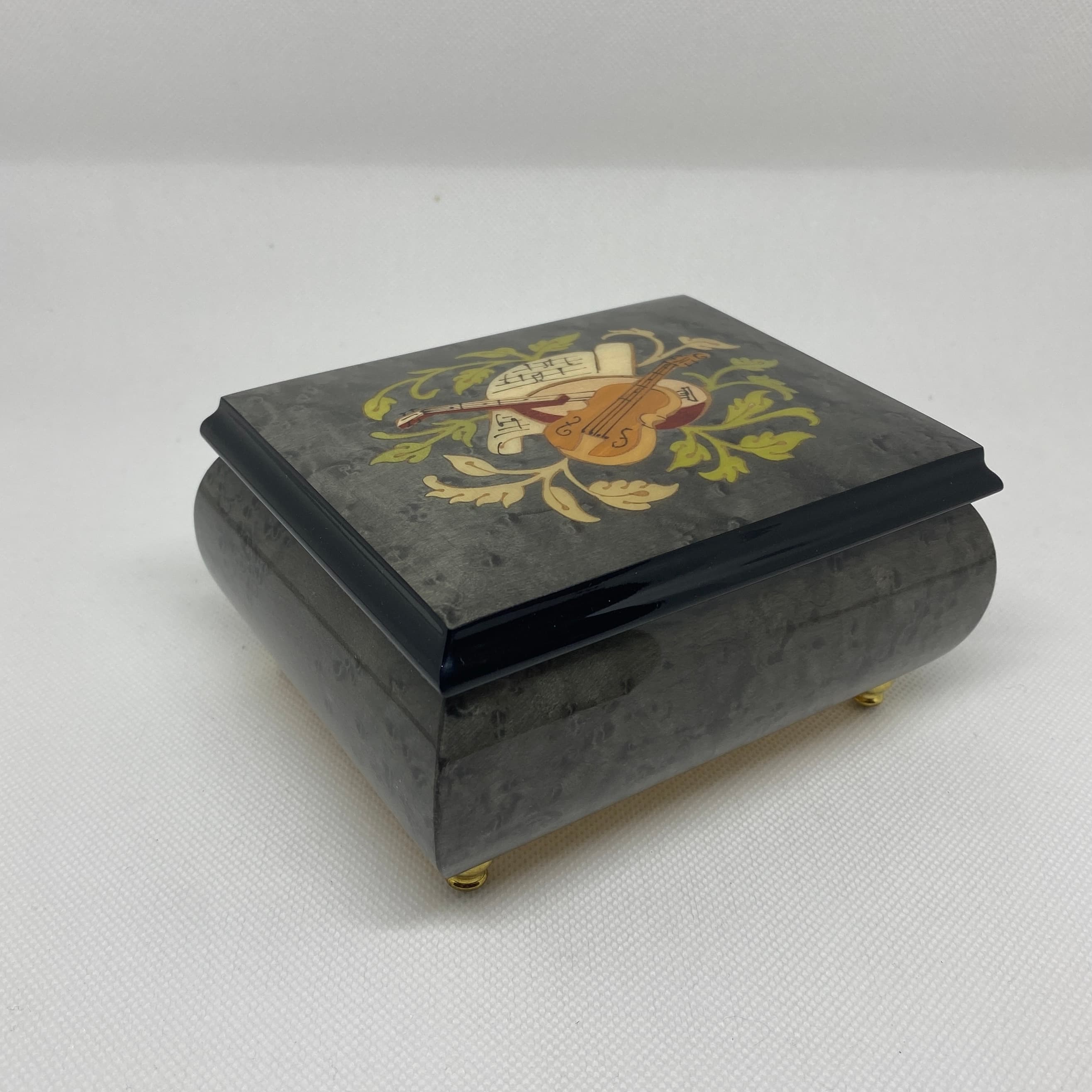 Torna a Surriento Jewelry Box — Grey (Violin)